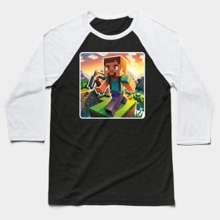 Minecraft Baseball T-Shirt